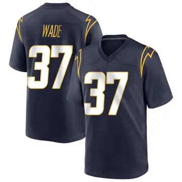 Youth Shaun Wade Los Angeles Chargers Game Navy Team Color Jersey