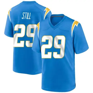 Youth Tarheeb Still Los Angeles Chargers Game Blue Powder Alternate Jersey