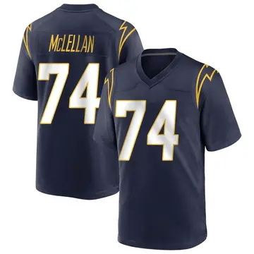 Youth Tyler McLellan Los Angeles Chargers Game Navy Team Color Jersey