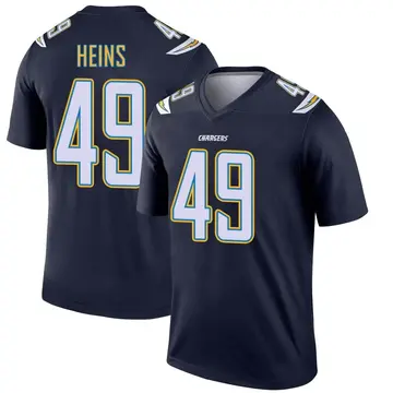 Youth Zach Heins Los Angeles Chargers Legend Navy Jersey